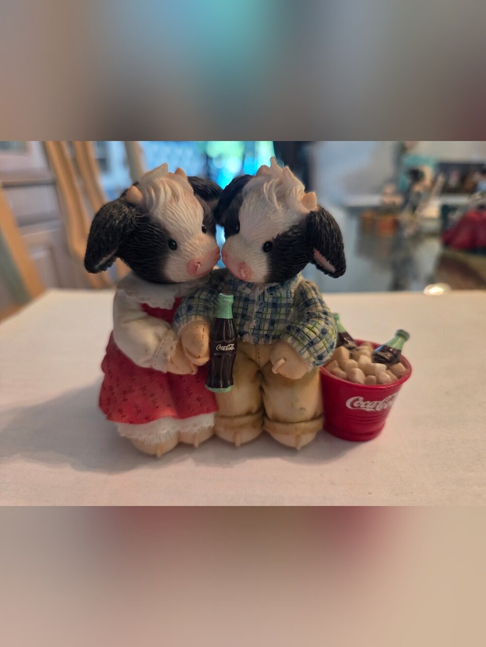 Enesco "Moo By My Side Is Soda-lightful" figurine